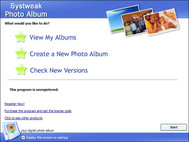 Systweak Photo Album screenshot